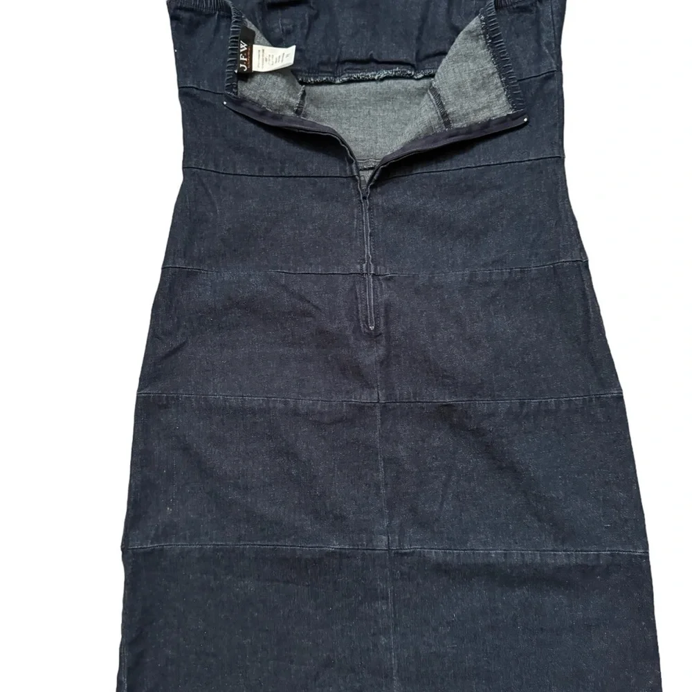 JFW Denim dress dark wash size 11 looks new excellent condition soft to touch - Picture 4 of 6